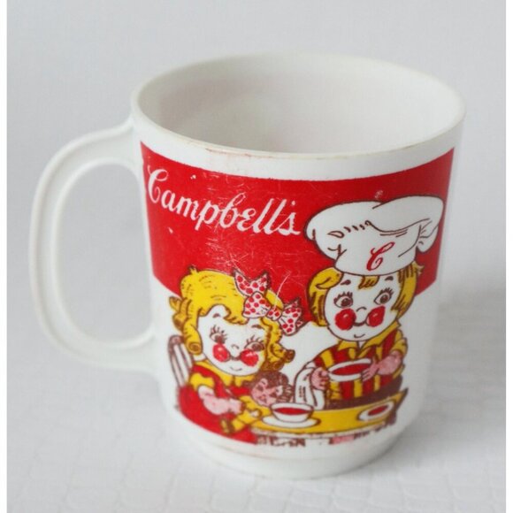 3 Piece Vintage Campbell Soup Kids Child's Play Dishes - Picture 5 of 5